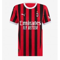 Camiseta AC Milan Alvaro Morata #7 Primera Equipación para mujer 2024-25 manga corta